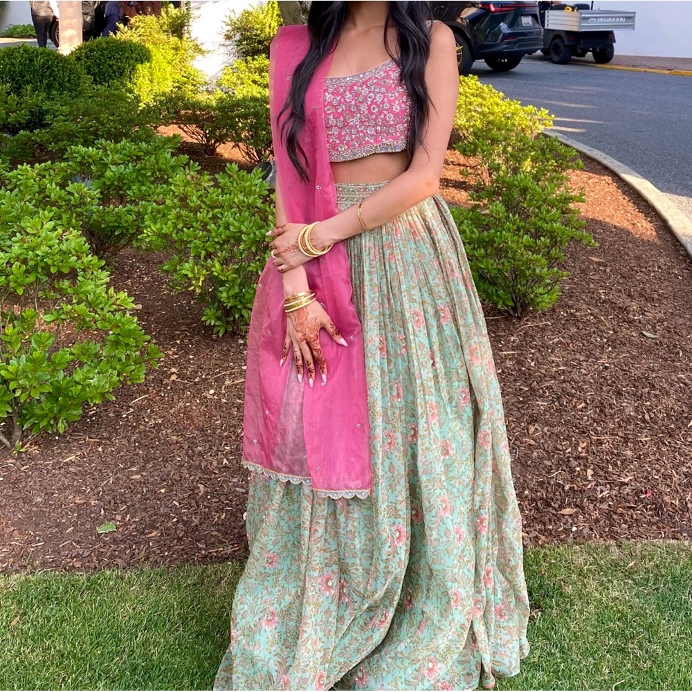 Enamour by radha designer lehenga